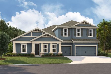 New construction Single-Family house 5379 Wolf Creek Dr, Apollo Beach, FL 33572 plan Key West II - image