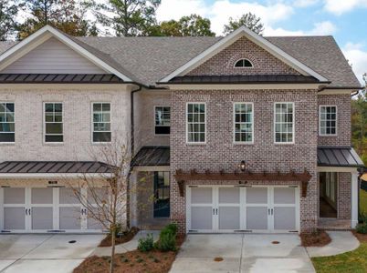 New construction Townhouse house 145 Wards Crossing Way, Unit 12, Johns Creek, GA 30022 The Ellington- photo 0