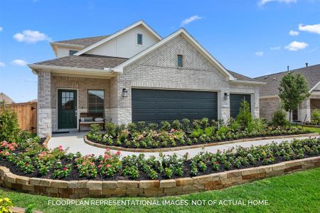 New construction Single-Family house 5818 Dawning Sun St, Fulshear, TX 77441 Gardenia- photo 0