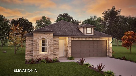 New construction Single-Family house 810 Alaska Cedar, Crosby, TX 77532 plan Aquila - image