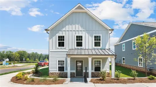 New construction Single-Family house 5245 Gainesville St, Flowery Branch, GA 30542 plan Westbrook - image