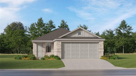 New construction Single-Family house 6003 Marshall Woods Ln, Humble, TX 77338 plan Kitson - image