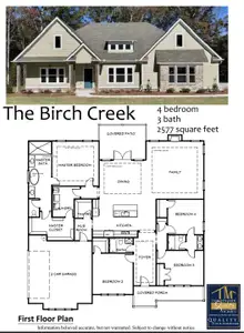 New construction Single-Family house 121 Kimbell Rd, Pine Mountain, GA 31822 plan Birch Creek - image