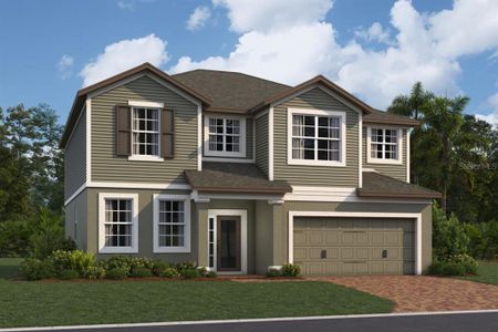 New construction Single-Family house 5304 Teirgarten Street, Saint Cloud, FL 34771 Santa Barbara II - Eco Series- photo 0