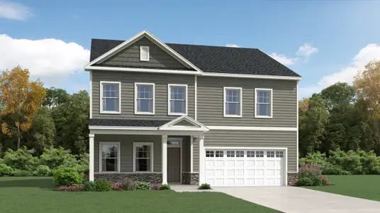 New construction Single-Family house 100 Turnberry Ct, Franklinton, NC 27525 plan Tryon III - image