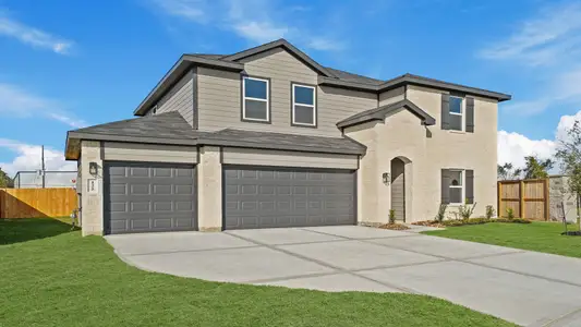 New construction Single-Family house 125 Wildflower Ln, Dayton, TX 77535 plan Perry - image