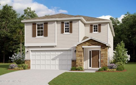 New construction Single-Family house 5729 Lagoon Cruise Wy, Jacksonville, FL 32234 plan Vero - image