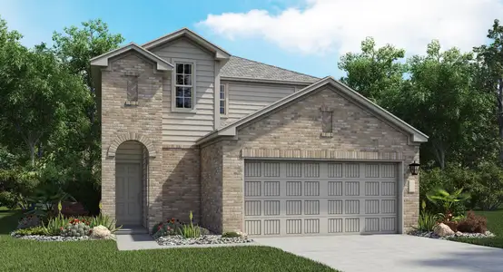 New construction Single-Family house 110 Sapling Dew Dr, Georgetown, TX 78628 plan Winsdale - image