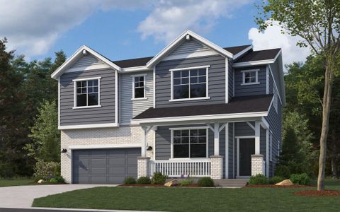 New construction Single-Family house 55020 E 27Th Ave, Strasburg, CO 80136 Willow- photo 0