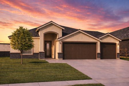 New construction Single-Family house 12432 Oconee Pl, Socorro, TX 79907 plan Eve 1599ssc3cg - image