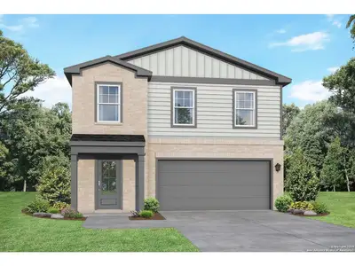 New construction Single-Family house 4979 Mala Vida, San Antonio, TX 78223 plan The Trinity D - image