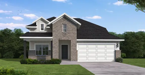New construction Single-Family house 2325 Banda Bnd, Round Rock, TX 78681 plan Goodrich - image