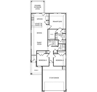 New construction Single-Family house 212 Outlaw Dr, Liberty Hill, TX 78642 plan The Teton (320) - image