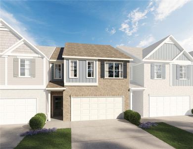 New construction Townhouse house 753 Cygnet Ln, Grayson, GA 30017 The Lenox- photo 0