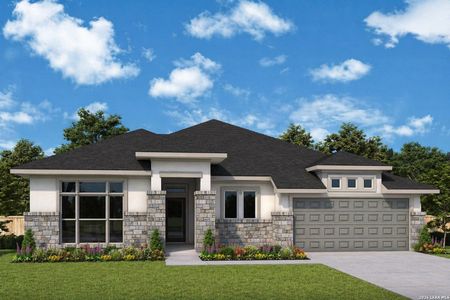New construction Single-Family house 1335 Wilson Crk, New Braunfels, TX 78132 plan The Ridgegate - image