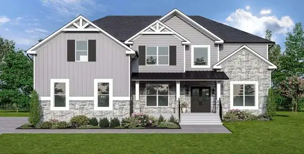 New construction Single-Family house 494 Races Rd, Hoschton, GA 30548 - image