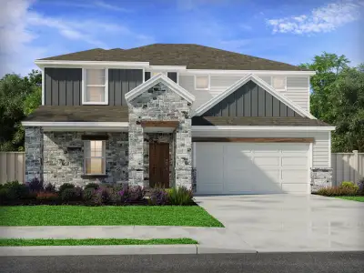 New construction Single-Family house 167 Antioch Colony Dr, Buda, TX 78610 plan The Kessler (454) - image