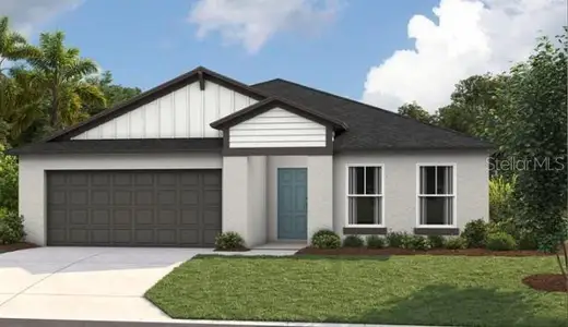 New construction Single-Family house 1366 Palmeroy Rd, Lake Hamilton, FL 33851 plan Esperanza - image
