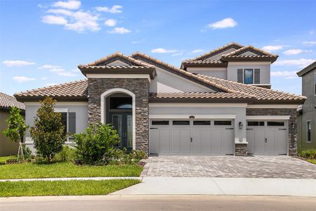 New construction Single-Family house 10259 Surrey Rose Drive, San Antonio, FL 33576 Biscayne II- photo 0