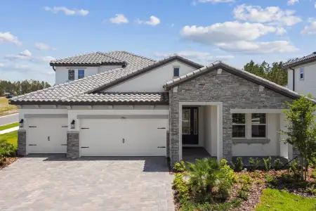 New construction Single-Family house 1906 Drummond Pt, Zephyrhills, FL 33541 plan Corina  III Bonus - image