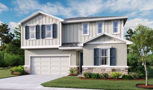 New construction Single-Family house 276 Hilltop Bloom Lp, Haines City, FL 33844 Moonstone- photo 2 2