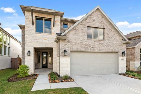 New construction Single-Family house 11210 Andrews Creek Drive, Humble, TX 77346 Astoria- photo 0