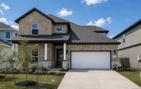 New construction Single-Family house 2709 Sierra Chicas Ln, Seguin, TX 78155 plan Laurent - image