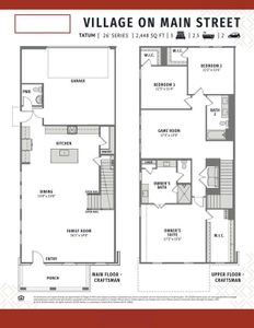 You'll find outstanding space and style in this great end unit lock and leave Tatum floor plan!