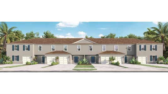 New construction Townhouse house 2711 Golden Trout Lane, Edgewater, FL 32141 - photo 0