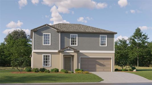 New construction Single-Family house 12621 Aura Moonlight Ter, Parrish, FL 34219 Raleigh- photo 0