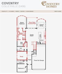 New construction Single-Family house 613 Coal Creek Ln, League City, TX 77573 plan Colleyville - image