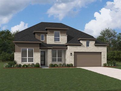 New construction Single-Family house 18222 Hairpin Banksia Lane, Conroe, TX 77302 Stanley Plan- photo 0