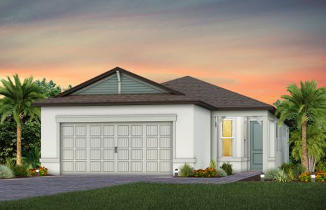New construction Single-Family house 9114 Sunset Haven Ter, Parrish, FL 34219 plan Flagstone - image