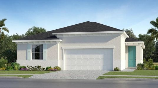 New construction Single-Family house 3467 Cedar Grove Dr, Fort Pierce, FL 34946 plan Harrisburg - image