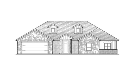 New construction Single-Family house 100 Annabel Dr, Paradise, TX 76073 plan The Renner - image 19