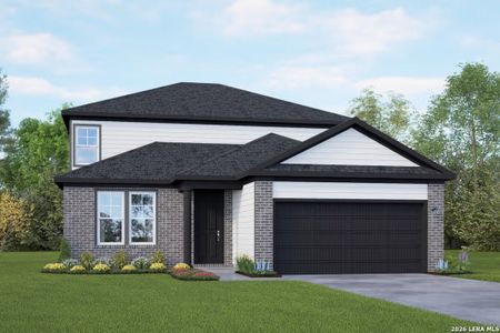 New construction Single-Family house 3402 Meteor Night, Converse, TX 78109 plan The Douglas C - image