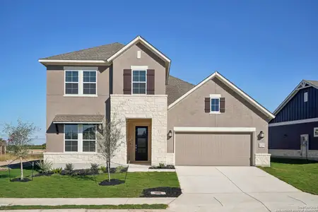 New construction Single-Family house 8218 Chalk Trace, Schertz, TX 78154 The Ella- photo 0