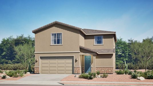 New construction Single-Family house 9552 W Mcdowell Rd, Marana, AZ 85658 plan Basin - image