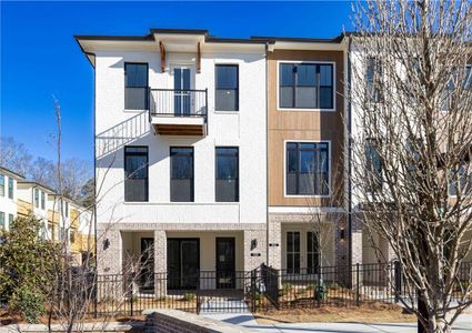 New construction Townhouse house 350 Olmstead Wy, Unit 29, Alpharetta, GA 30022 The Benton I- photo 0