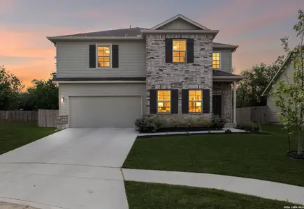 New construction Single-Family house 605 Oleander Crk, New Berlin, TX 78155 plan Cortez - image