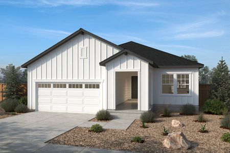 New construction Single-Family house 5591 Clear Creek Pl, Brighton, CO 80601 plan 1818 Modeled - image