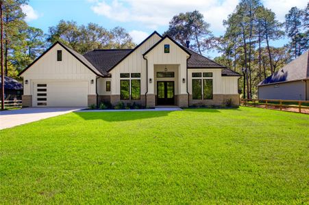 New construction Single-Family house 10542 Greenbriar Dr, Plantersville, TX 77363 - image