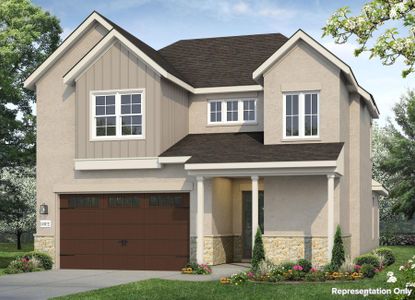 New construction Single-Family house 601 C-Bar Ranch Trl, Unit 47, Cedar Park, TX 78613 - image