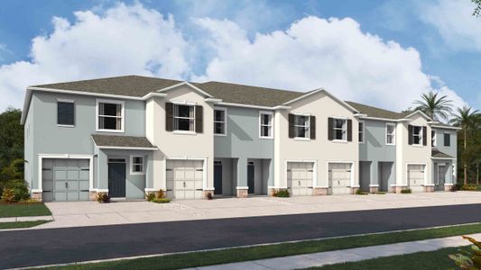 New construction Townhouse house 3537 Golden Wheat Lane, Plant City, FL 33565 - photo 0