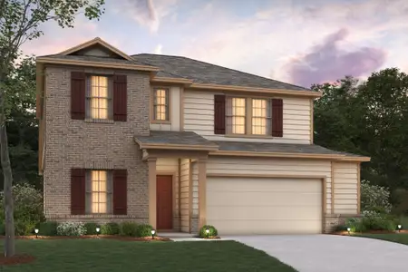 New construction Single-Family house 13515 Piscina Ave, Von Ormy, TX 78073 plan Harrison - image