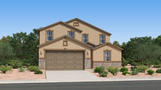 New construction Single-Family house 17387 S Ironwood Bend Dr, Vail, AZ 85641 plan Picacho - image