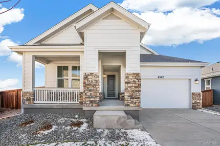 New construction Single-Family house 4592 Amrock Drive, Johnstown, CO 80534 - photo 0