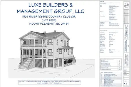 New construction Single-Family house 1508 Rivertowne Country Club Dr, Mount Pleasant, SC 29466 - image