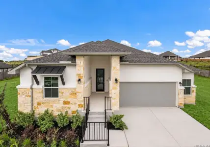 New construction Single-Family house 1855 Weinnacht, New Braunfels, TX 78132 plan Hamilton - image
