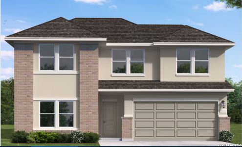 New construction Single-Family house 15566 Doublecreek Dr, San Antonio, TX 78253 plan Howard - image